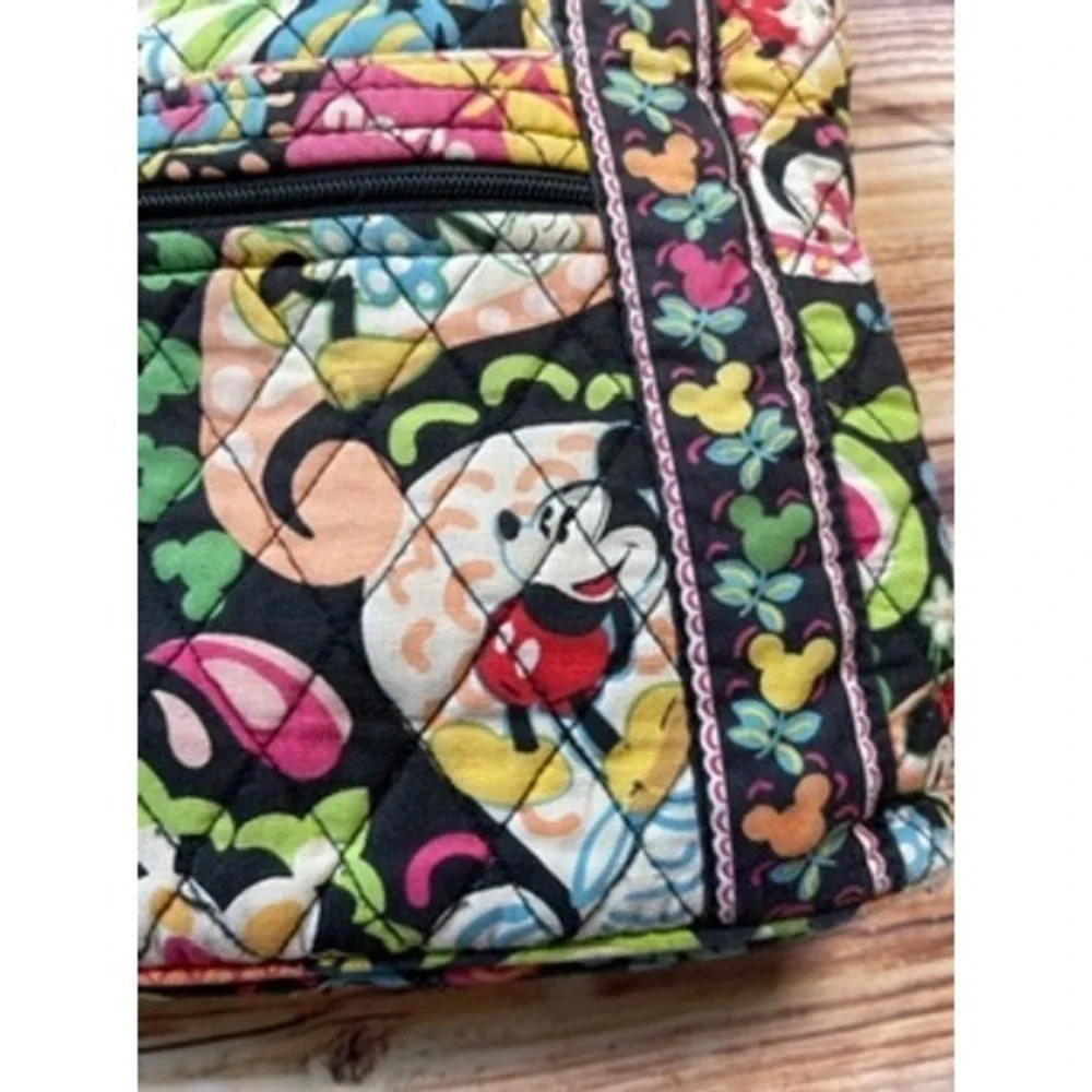 Vera Bradley‎ Disney Mickey Mouse Paisley Celebration Quilted Hipster Crossbody